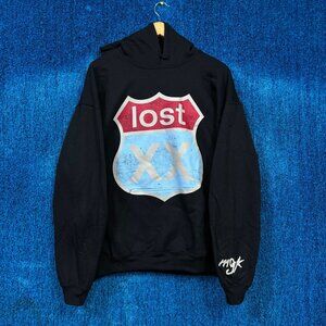 Machine Gun Kelly Lost Americana Rock Hoodie Size Large